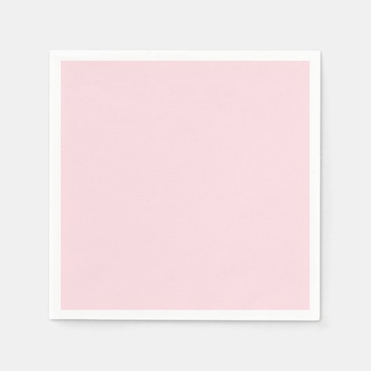Piggy Pink Solid Color Serviette (Vorderseite)