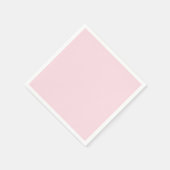 Piggy Pink Solid Color Serviette (Ecke)