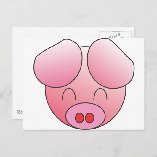 PIGGY POSTKARTE (Vorne/Hinten)