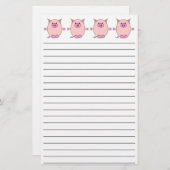 Piggy Power-Briefpapier Briefpapier (Vorne/Hinten)