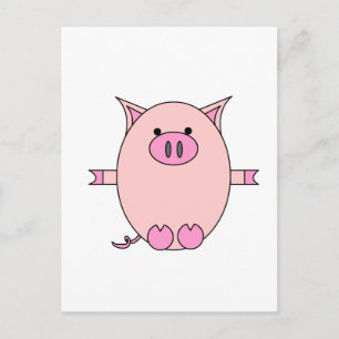Piggy Power Postkarte