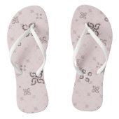 piggy rosa geometrisch badesandalen (Fußbett)