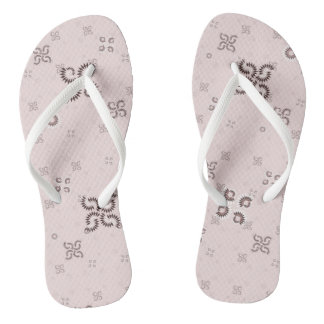 piggy rosa geometrisch badesandalen