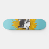 Piggy Sunflower Skateboard (Horizontal)