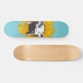 Piggy Sunflower Skateboard (Horizontal)
