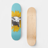 Piggy Sunflower Skateboard (Vorderseite)