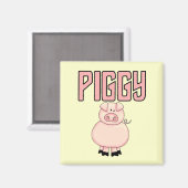 Piggy T - Shirts und Geschenke Magnet (Vorderseite/Rückseite)