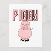 Piggy T - Shirts und Geschenke Postkarte (Vorderseite)