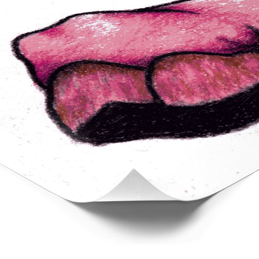 Piggy The Hamicide Maniac Cartoon Schweinefleisch  Poster (Ecke)