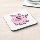 Piggy Throw Getränkeuntersetzer (Linke Seite)