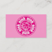 Piggy Visitenkarte (Rückseite)