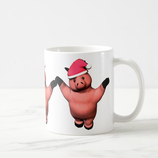 Piggy Weihnachten drei! Kaffeetasse (Rechts)