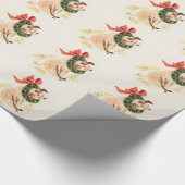Piggy Weihnachtsverpackungs-Papier mit niedlichen Geschenkpapier (Ecke)
