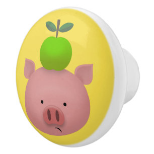 Piggy William Tell Keramikknauf