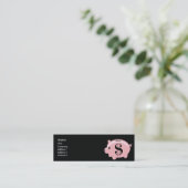 Piggybank - dünn mini visitenkarte (Stehend Vorderseite)