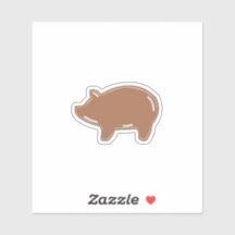 PiggyPan-Vinyl-Aufkleber