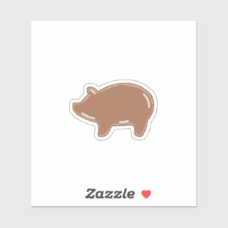 PiggyPan-Vinyl-Aufkleber Aufkleber