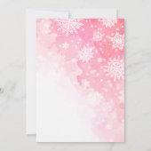 Piggy's Party Weihnachts-Einladung Einladung (Rückseite)