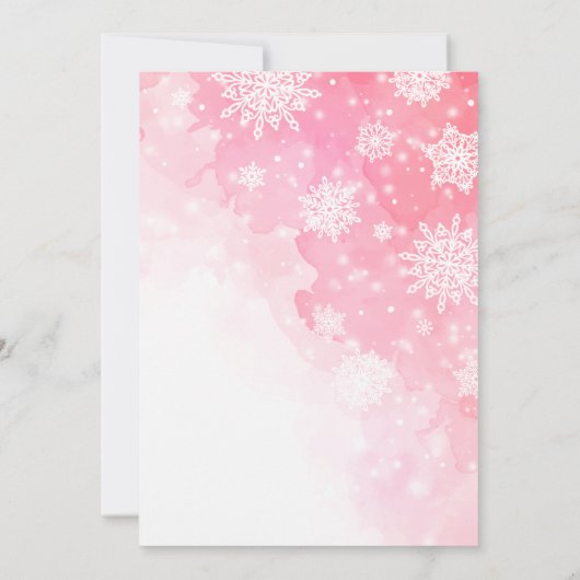 Piggy's Party Weihnachts-Einladung Einladung (Rückseite)