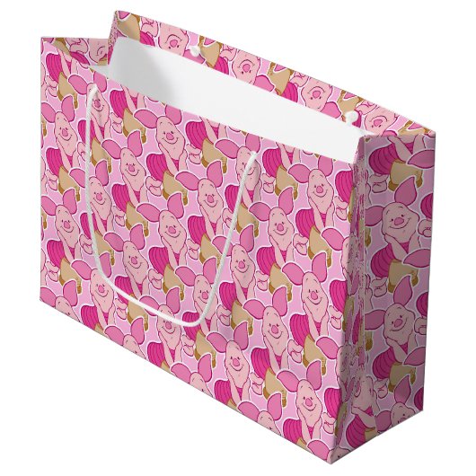 Piglet Large Gift Bag Große Geschenktüte (Vorderseite Schrägansicht)
