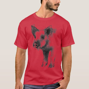 Piglet motif , Schweinehuhn, lustiges Geschenk Pre T-Shirt
