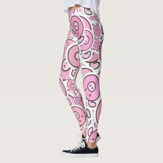 Piglet Pattern Legierung Leggings (Links)