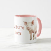 Piglet Watercolor Tasse (VorderseiteRechts)