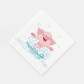 Pigment, das ein Bath Paper Napkins einnimmt Serviette (Ecke)