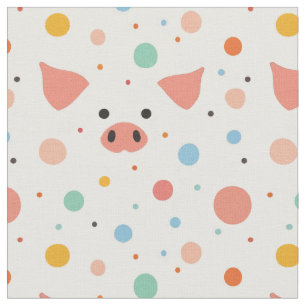 Pigmente und Polka-Punkte Stoff