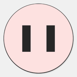 Pigmentkleber Runder Aufkleber