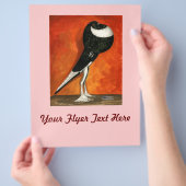 Pigmy Pouter Pigeon Black Pigeon Flyer (Hand)