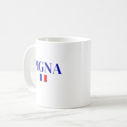 PIGNA KAFFEETASSE (Vorderseite Links)