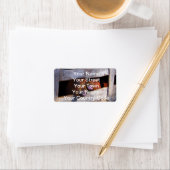 PigPen Pair Peking Schweine Adressaufkleber (Insitu)