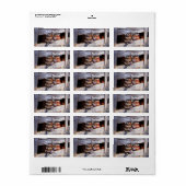 PigPen Pair Peking Schweine Adressaufkleber (Vorne)