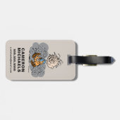 Pigpen Walking Cloud Gepäckanhänger (Rückseite horizontal)