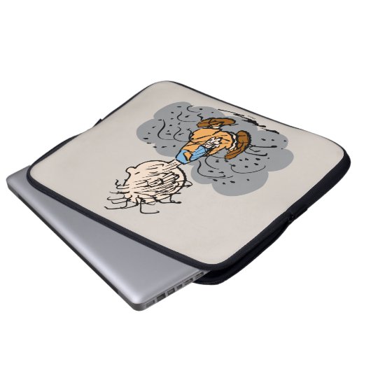 Pigpen Walking Cloud Laptopschutzhülle (Vorne Knopf)