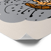 Pigpen Walking Cloud Poster (Ecke)