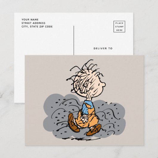 Pigpen Walking Cloud Postkarte (Vorne/Hinten)