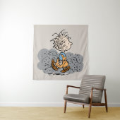 Pigpen Walking Cloud Wandteppich (Beispiel)