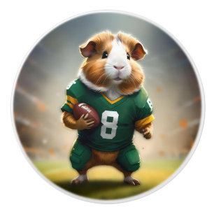 Pigskin-Prodigy: Das Meerschweinchen-Quarterback, Keramikknauf