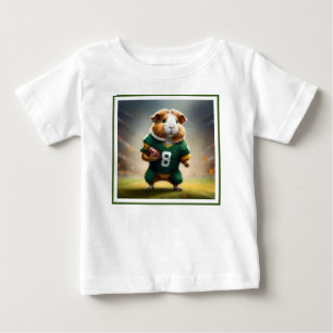 Pigskin Prodigy: Die Guinea Pig Quarterback Baby T-shirt