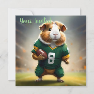 Pigskin Prodigy: Die Guinea Pig Quarterback, Einladung