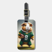 Pigskin Prodigy: Die Guinea Pig Quarterback, Gepäckanhänger (Vorderseite vertikal)