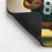 Pigskin Prodigy: Die Guinea Pig Quarterback, Mousepad (Ecke)