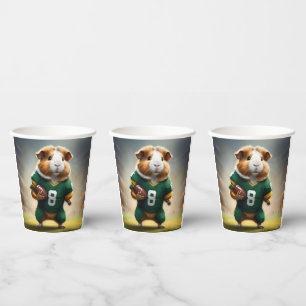 Pigskin Prodigy: Die Guinea Pig Quarterback, Pappbecher