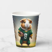 Pigskin Prodigy: Die Guinea Pig Quarterback, Pappbecher (Vorderseite)