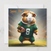 Pigskin Prodigy: Die Guinea Pig Quarterback, Save The Date (Vorderseite)
