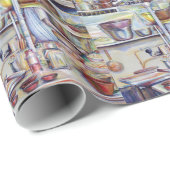 Pigtail Soup, Singapur Geschenkpapier (Rolleneckpunkt)