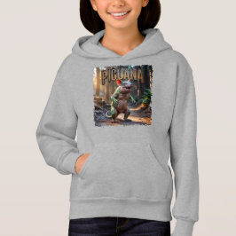 Piguana Fotografisch Combo Kreatur Witzig Hoodie