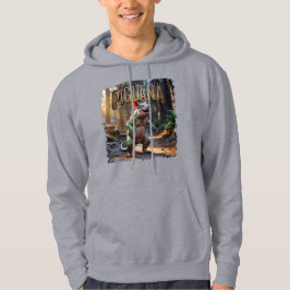Piguana Fotografisch Combo Kreatur Witzig Hoodie